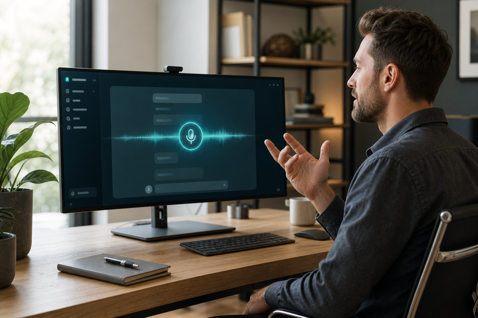 LinoxAI desktop voice assistant
